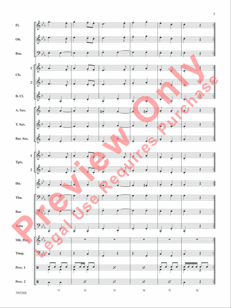 Korobushka Korobushka Concert Band scores gallery preview page 5