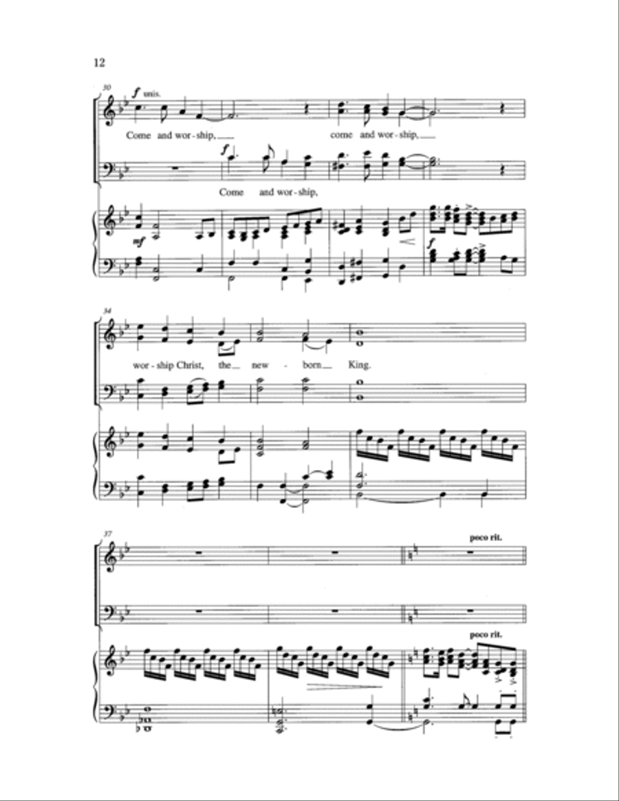 Go Tell It 4-Part scores gallery preview page 15
