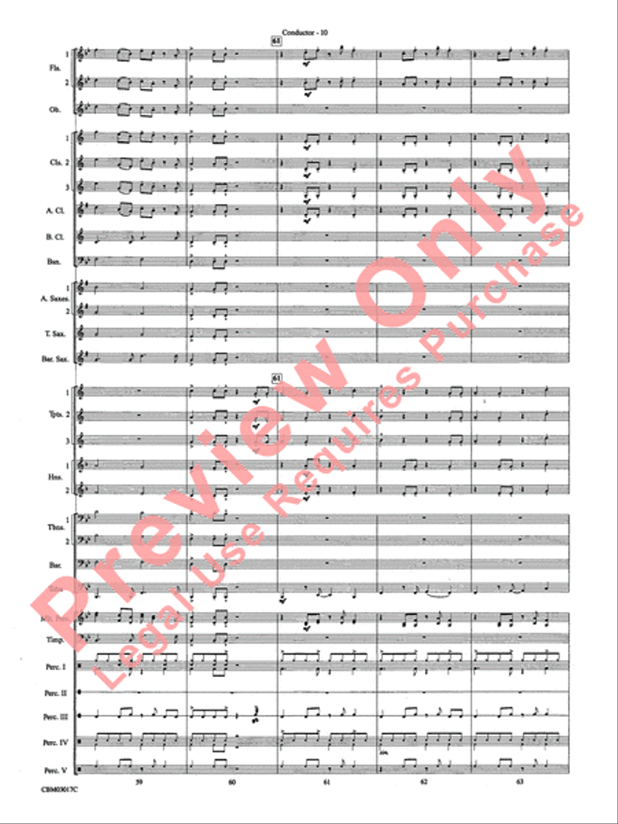 Happy Birthday Around the World Concert Band scores gallery preview page 13