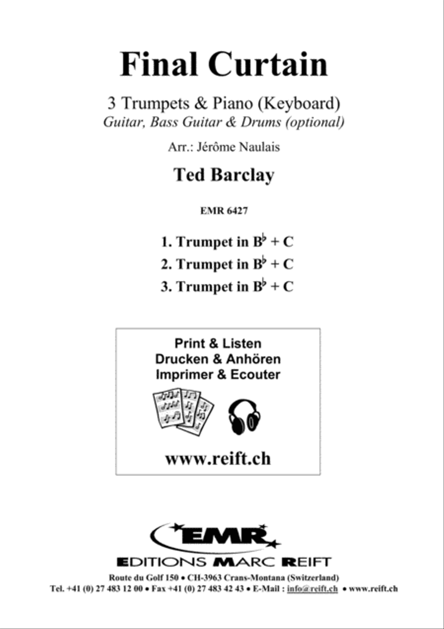 Final Curtain Trumpet Trio scores gallery preview page 2