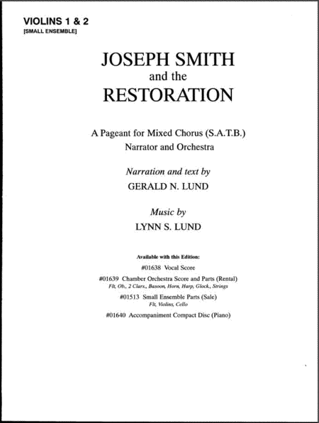 Joseph Smith and the Restoration (small ensemble parts)