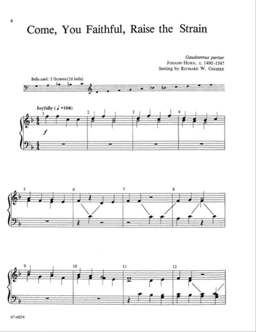 Let His Praises Ring Let His Praises Ring Handbell Choir scores gallery preview page 3
