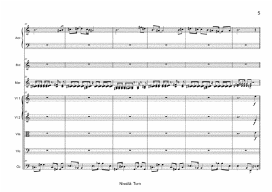 Turn Bass Clarinet scores gallery preview page 5