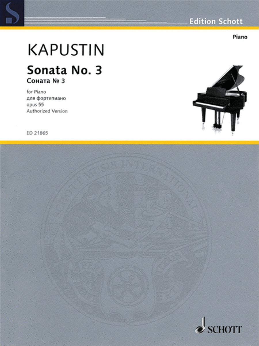 Sonata No. 3, Op. 55 Sonata No. 3, Op. 55 Piano Solo scores gallery preview page 1