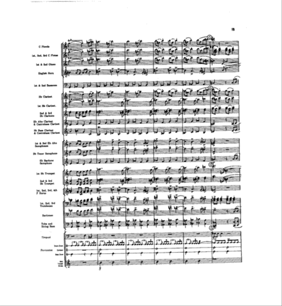 Caccia and Chorale Concert Band scores gallery preview page 18