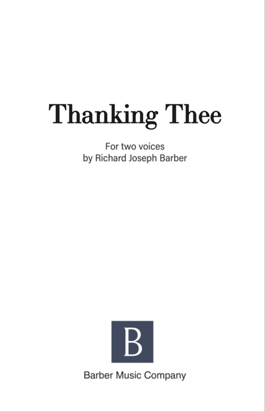 Thanking Thee SA scores gallery preview page 1