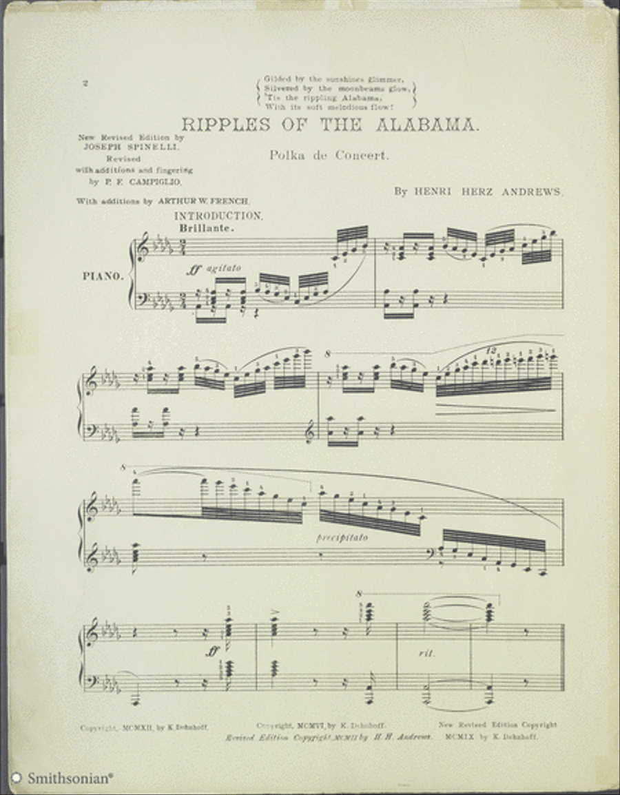 Ripples of the Alabama: Polka De Concert Piano Solo scores gallery preview page 4