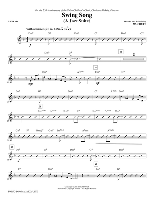 Book cover for Swing Song (A Jazz Suite) - Guitar