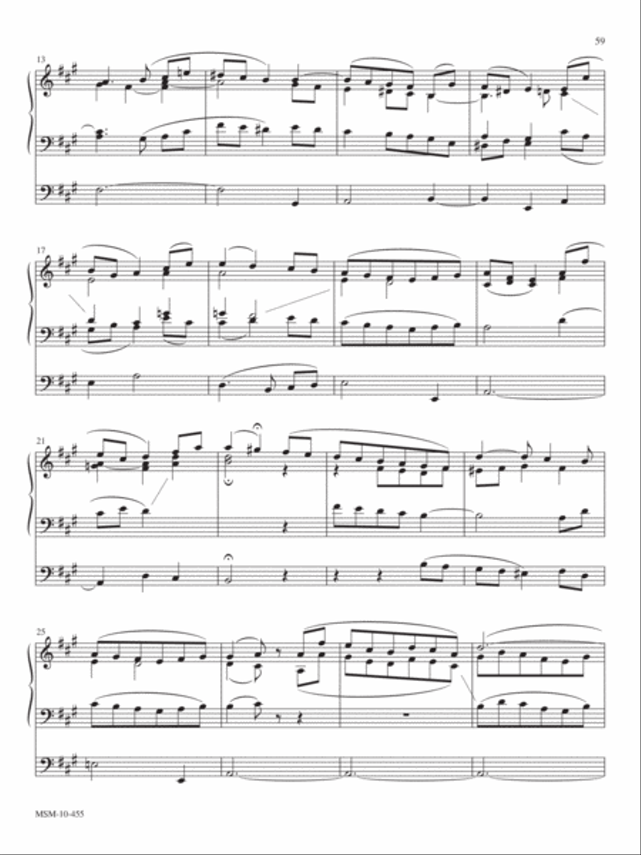 Andante tranquillo from Sonata No. 3 Organ scores gallery preview page 2