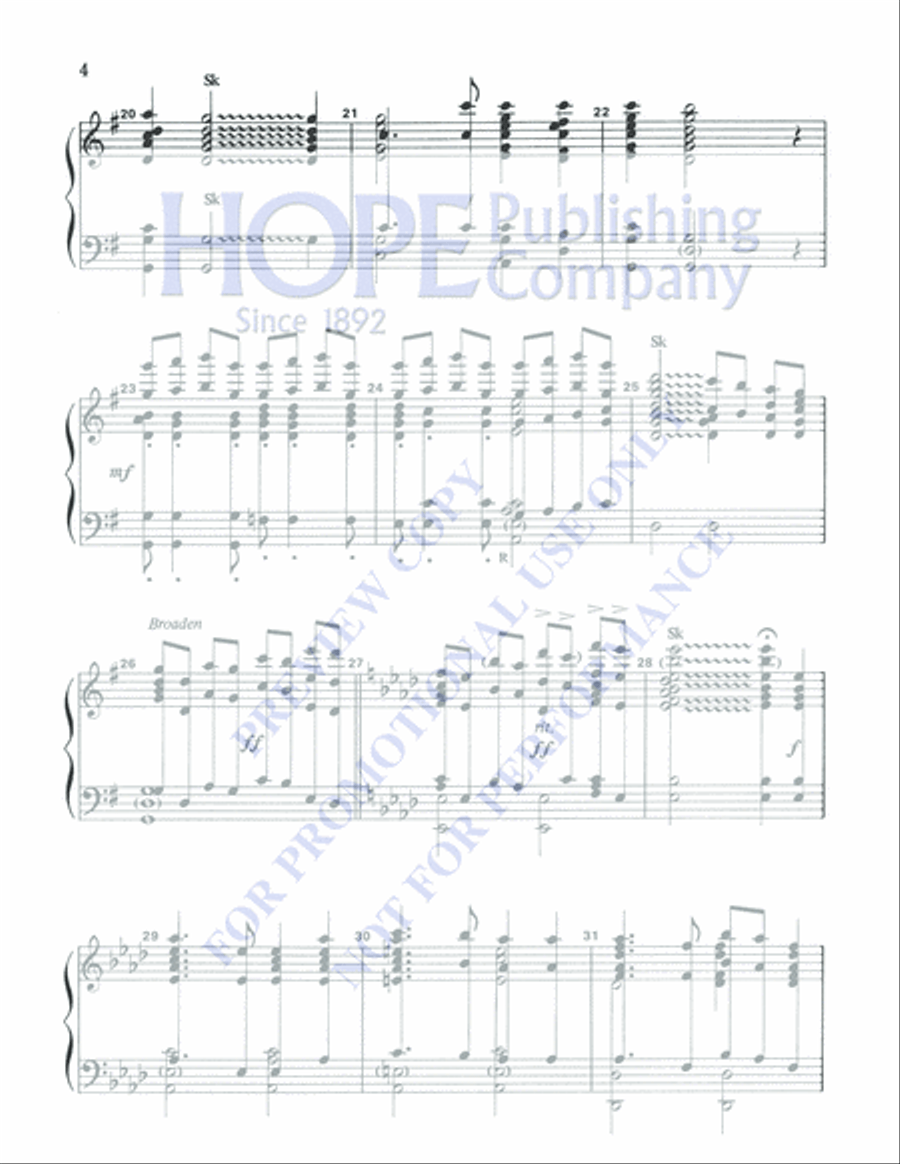 I Love to Tell the Story 5-Octaves scores gallery preview page 4