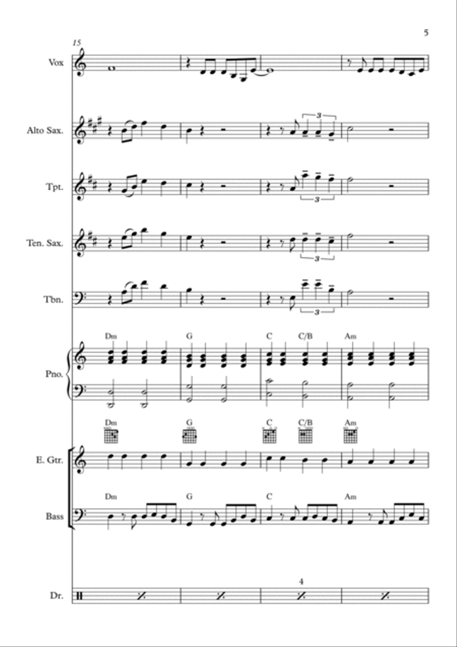 Flowers Voice scores gallery preview page 5