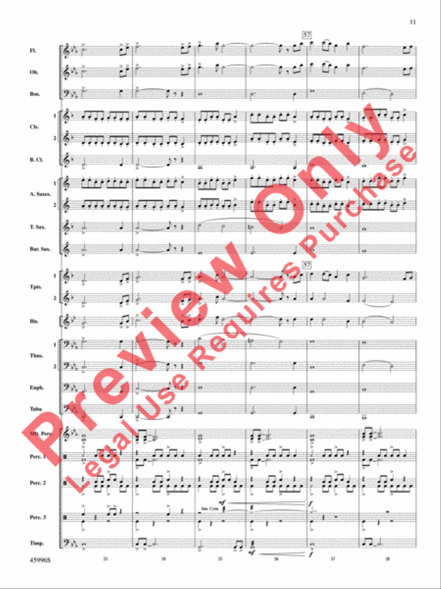 Terracotta Warriors Terracotta Warriors Concert Band scores gallery preview page 12