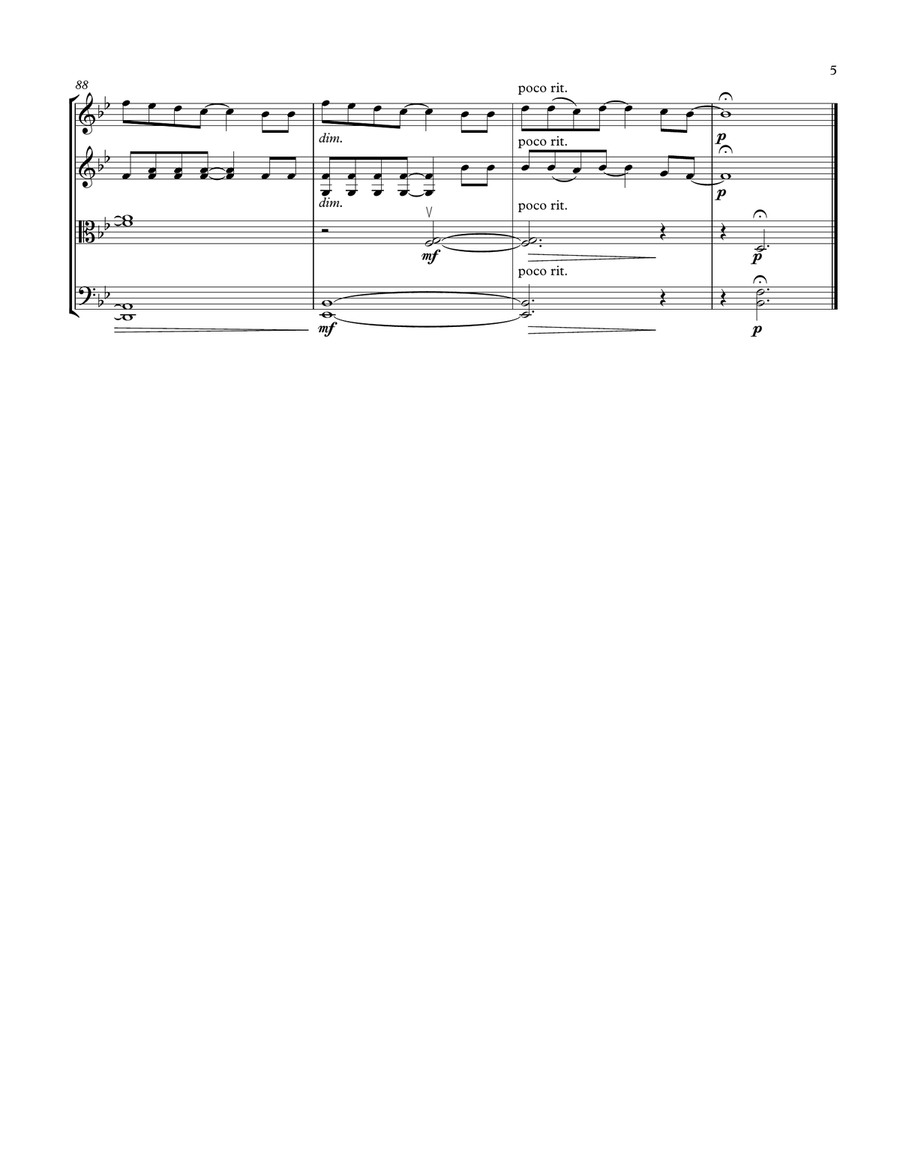 Nine In The Afternoon Nine In The Afternoon String Quartet scores gallery preview page 5