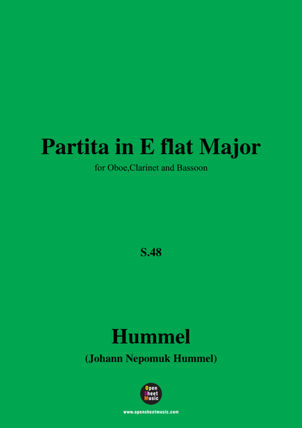 Hummel-Partita,in E flat Major,S.48,for Oboe,Clarinet and Bassoon image number null