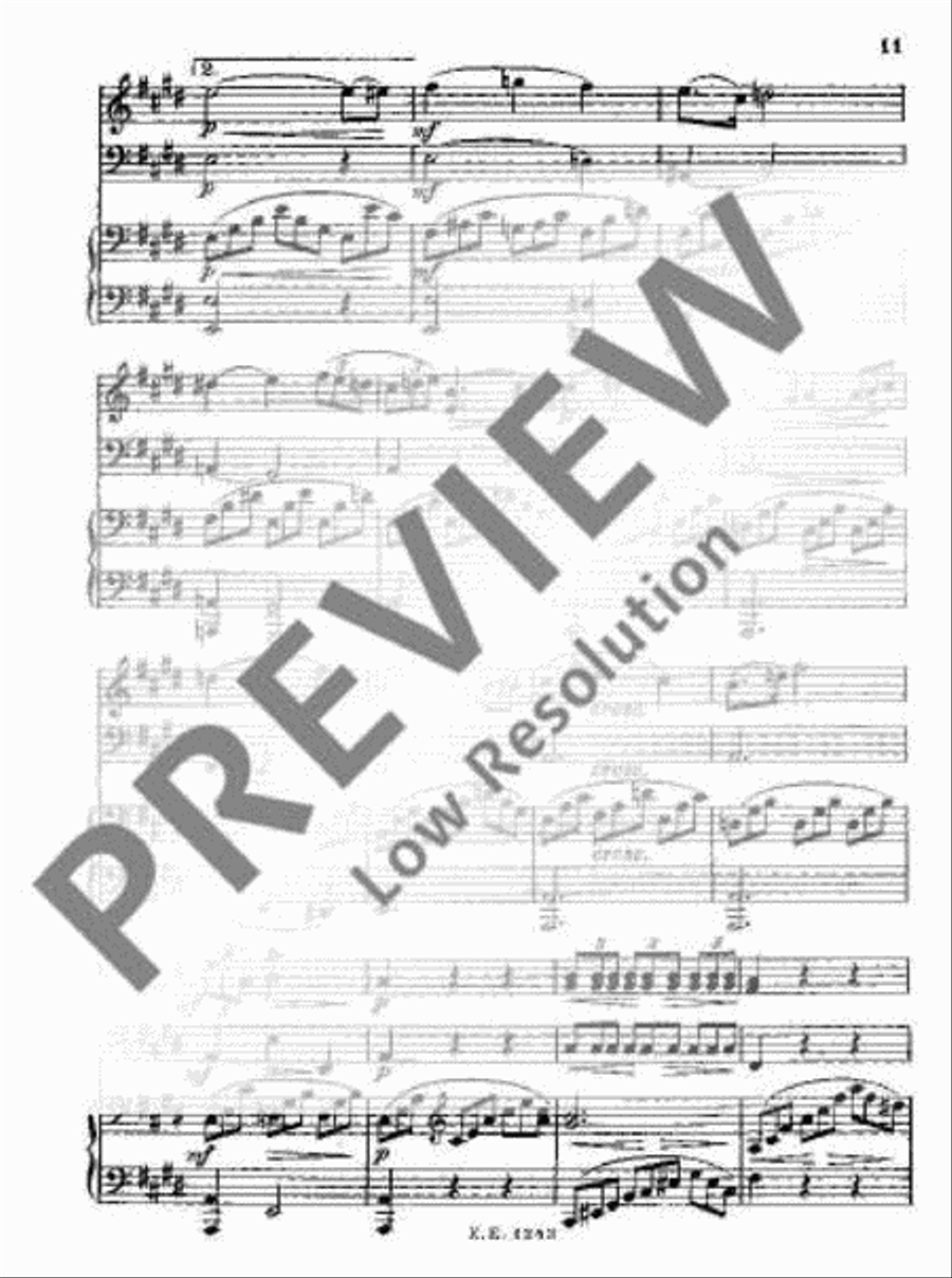 Piano Trio G major Piano Trio scores gallery preview page 14