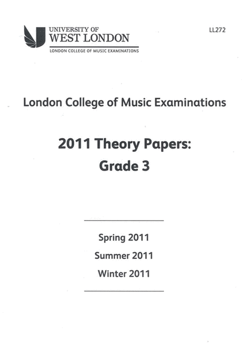 Lcm Theory Past Papers 2011 Grade 3