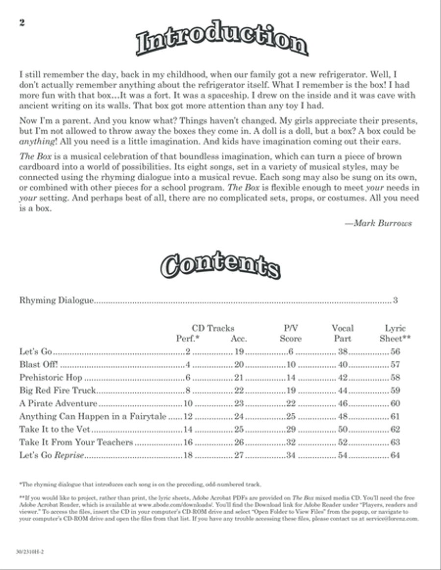 The Box The Box Unison Choir scores gallery preview page 3
