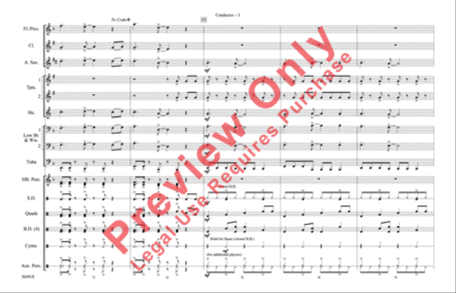 Dynamite Dynamite Marching Band scores gallery preview page 4