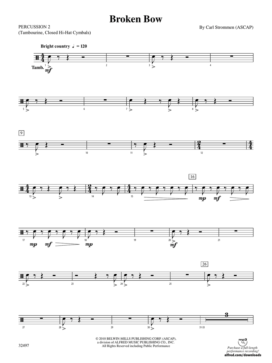 Broken Bow: 2nd Percussion