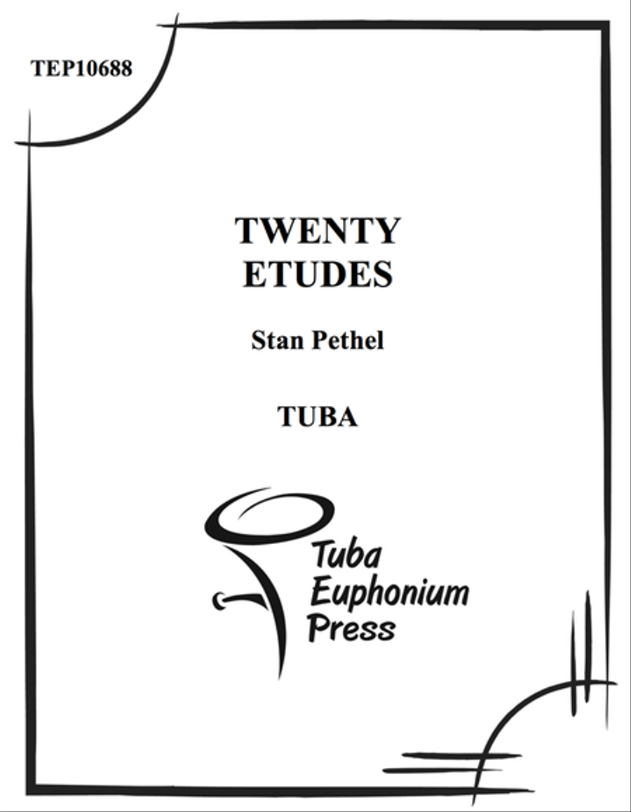 Twenty Etudes Tuba scores gallery preview page 1