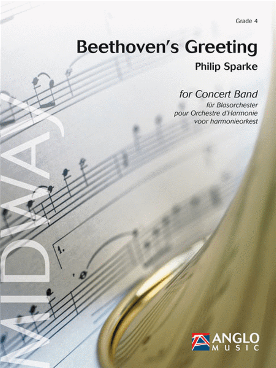 Beethoven's Greeting Concert Band scores gallery preview page 1