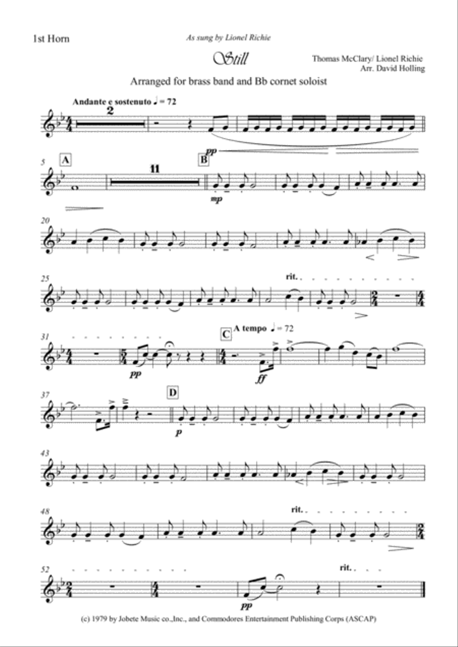 Still Still Brass Ensemble scores gallery preview page 6
