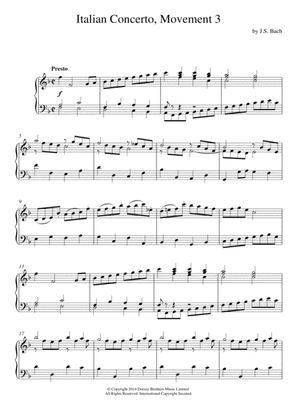 Italian Concerto (3rd Movement)