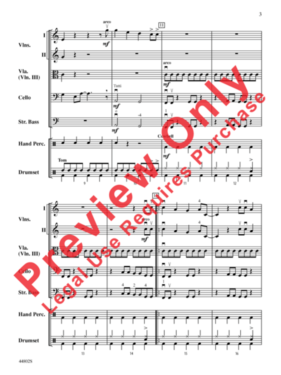 Shut Up and Dance String Orchestra scores gallery preview page 4