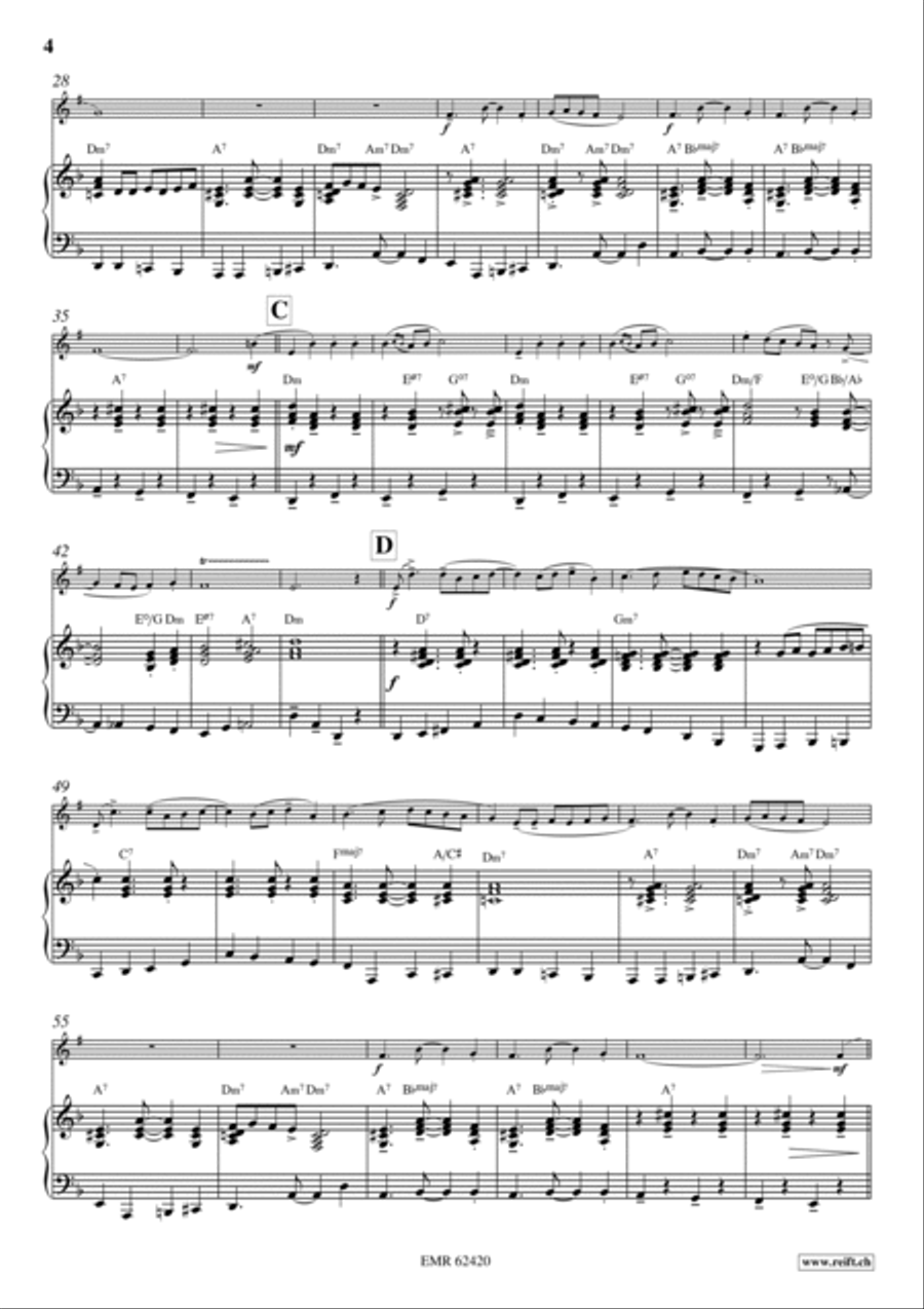 La Cinquantaine Tenor Saxophone scores gallery preview page 5