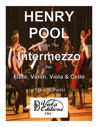 Opus 79a, Intermezzo for Flute, Violin, Viola & Cell (Score & Parts)