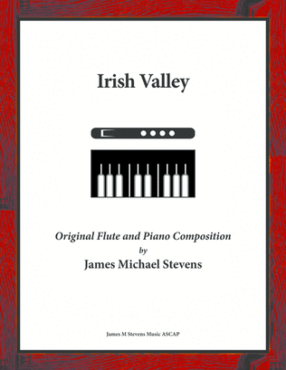 Book cover for Irish Valley - Flute & Piano