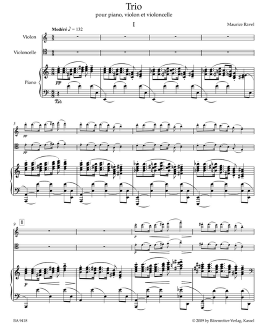 Trio for Piano, Violin and Violoncello