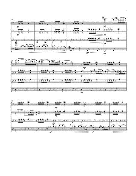 Romanza Andaluza, Op. 22, No. 1 for Cello Quartet image number null
