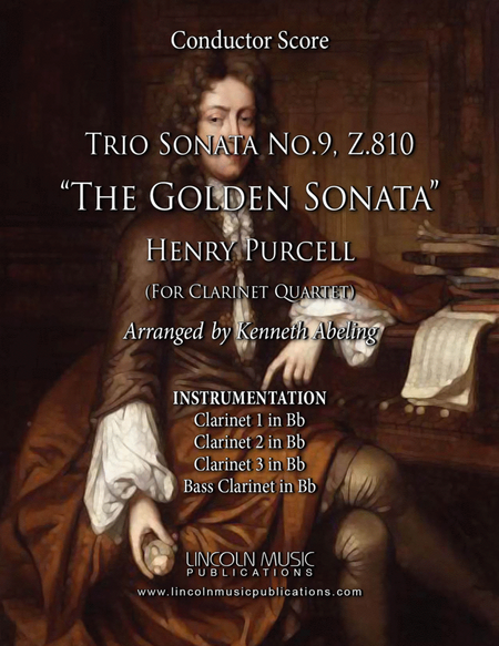 Purcell - Trio Sonata No.9 (for Clarinet Quartet) image number null