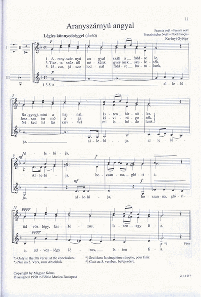 Musica sacra für gleichen Chor II-1 Weihnachts-