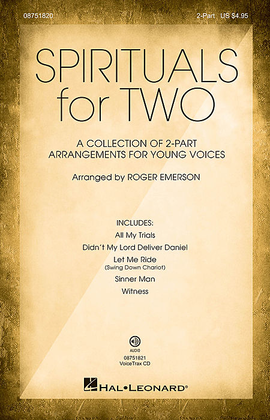 Book cover for Spirituals for Two