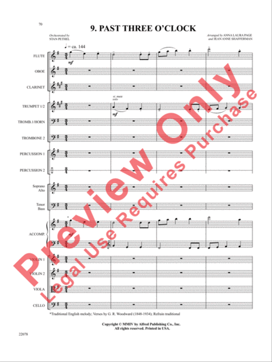 A Christmas Carol (Instrumental Parts) Choir scores gallery preview page 71
