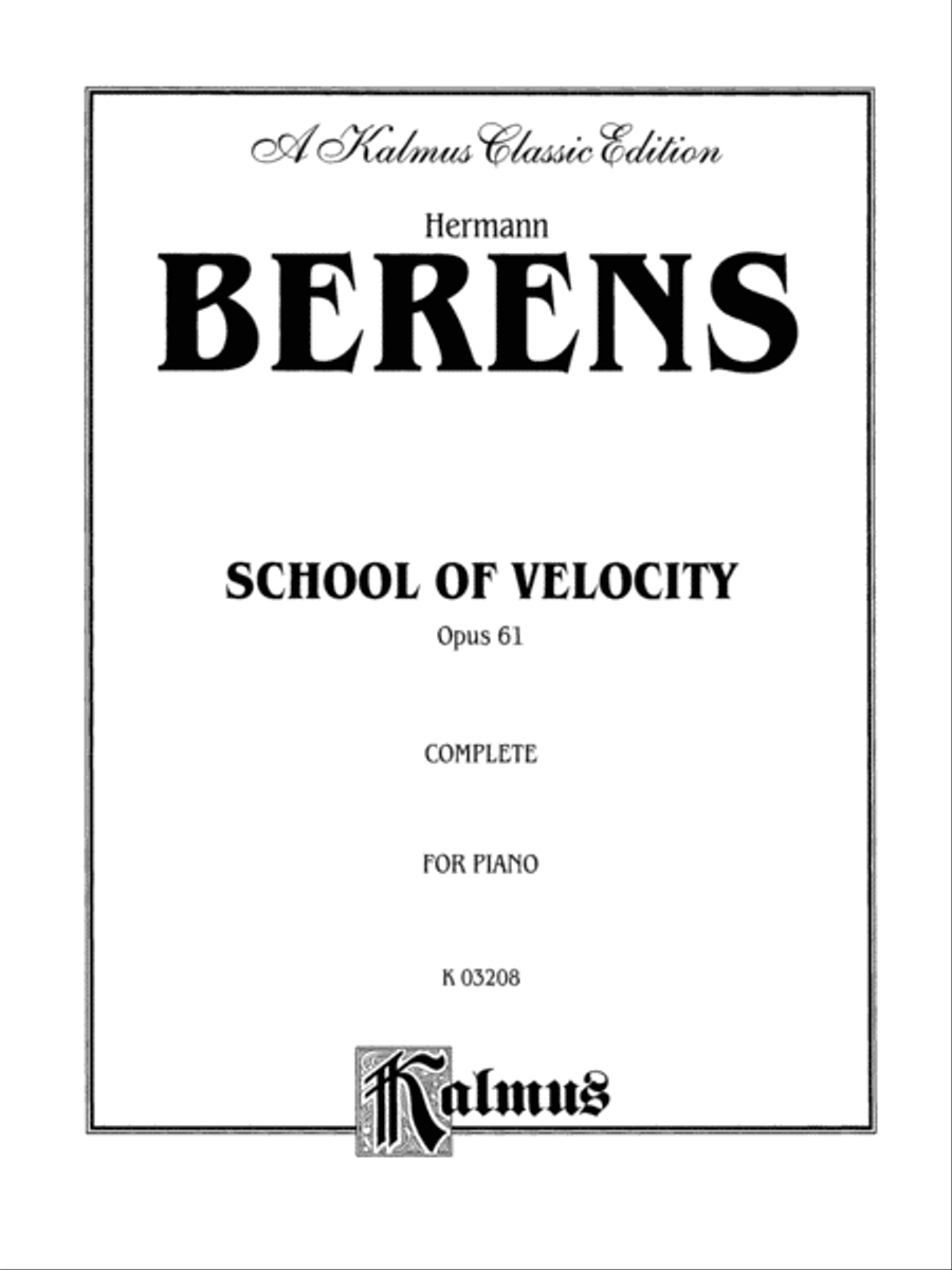 School of Velocity, Op. 61