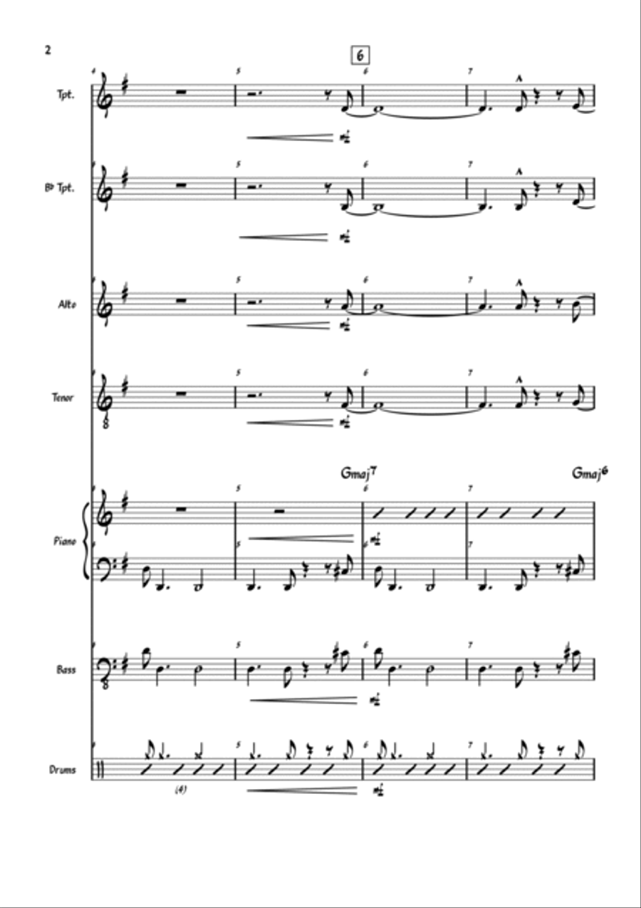 Out of Nowhere Out of Nowhere Small Ensemble scores gallery preview page 2