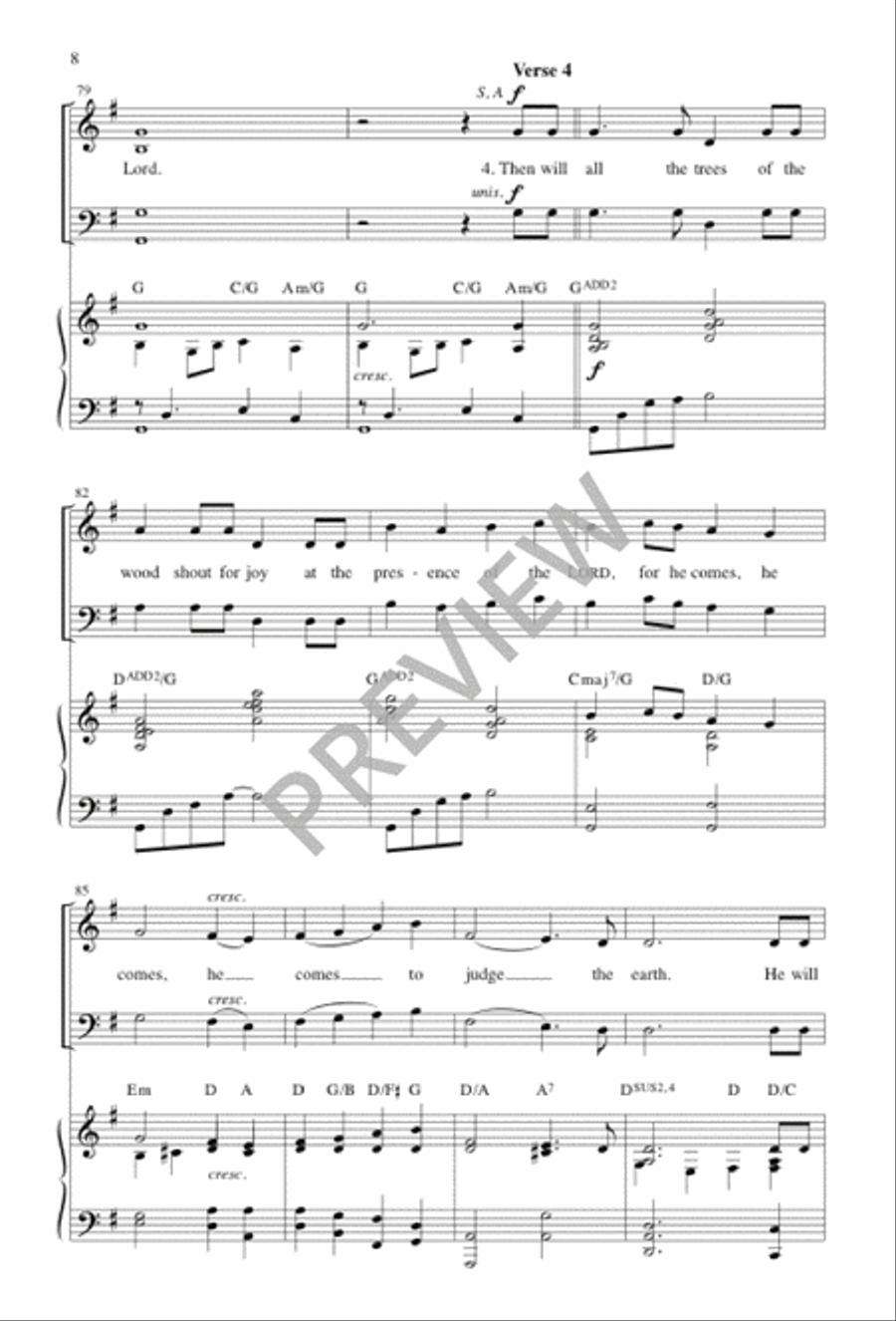 Today Is Born Our Savior 4-Part scores gallery preview page 9