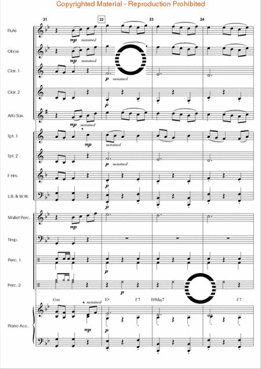 Fandango El Dorado Concert Band scores gallery preview page 7