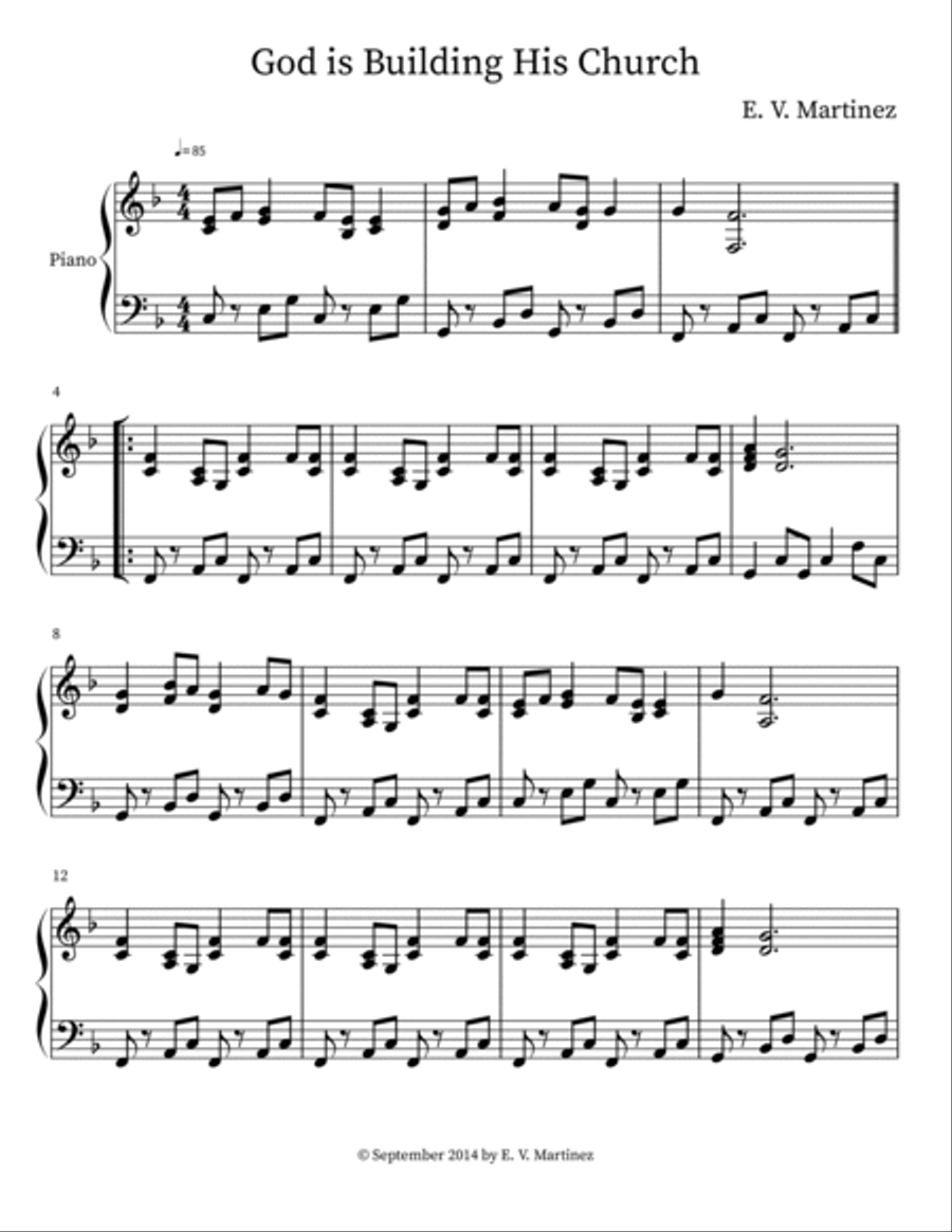 God Is Building His Church Trumpet scores gallery preview page 3