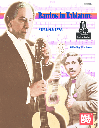 Book cover for Barrios in Tablature, Volume 1