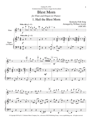Blest Morn: Three American Hymns (Downloadable)