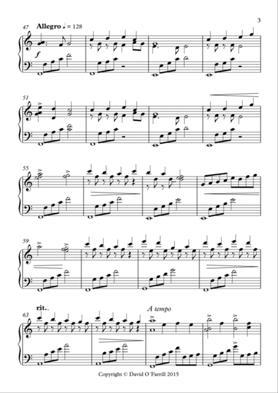Part Three: Change Piano Solo scores gallery preview page 3