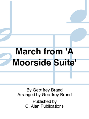 Book cover for March from 'A Moorside Suite'