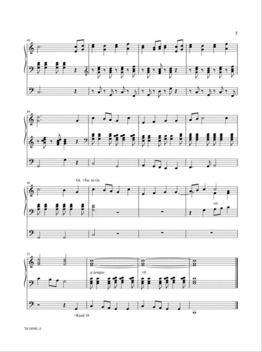 The Organist's Library, Vol. 59 Organ Solo scores gallery preview page 5
