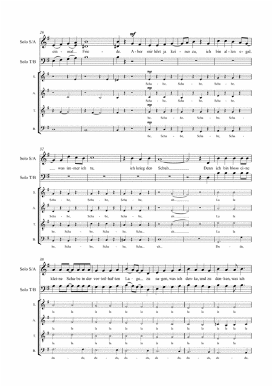 Schabe Schabe Choir scores gallery preview page 3