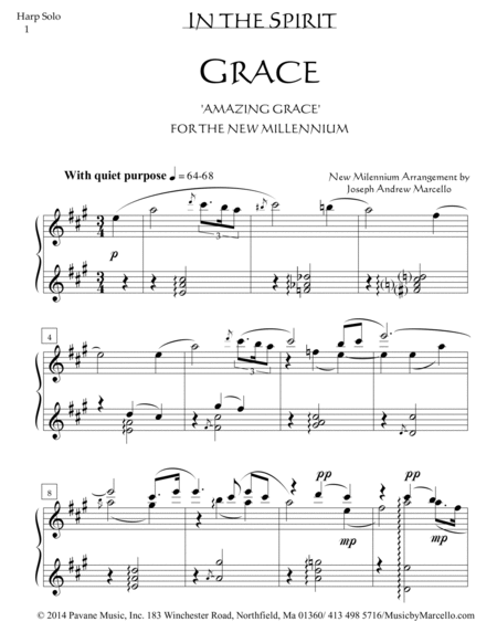 Grace ('Amazing Grace' for the New Millennium) -Harp version image number null