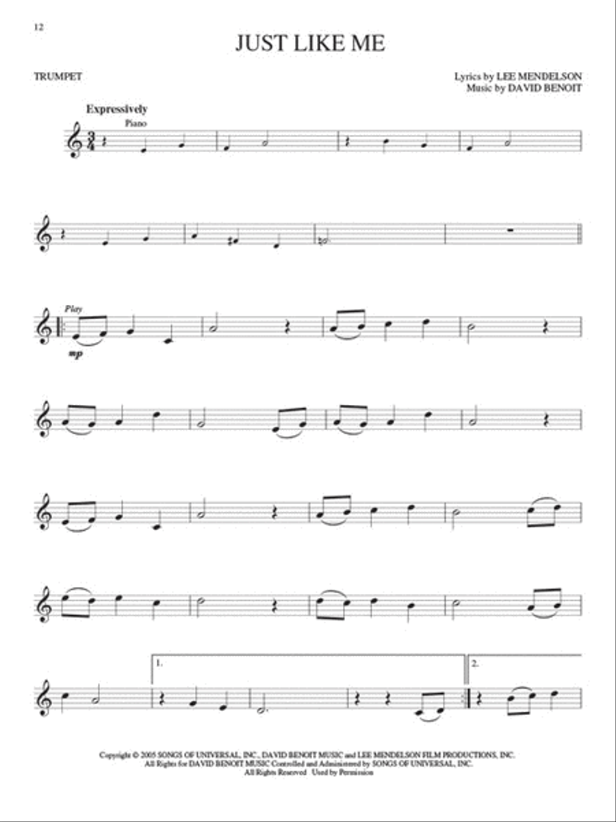 Peanuts™ Trumpet Solo scores gallery preview page 5